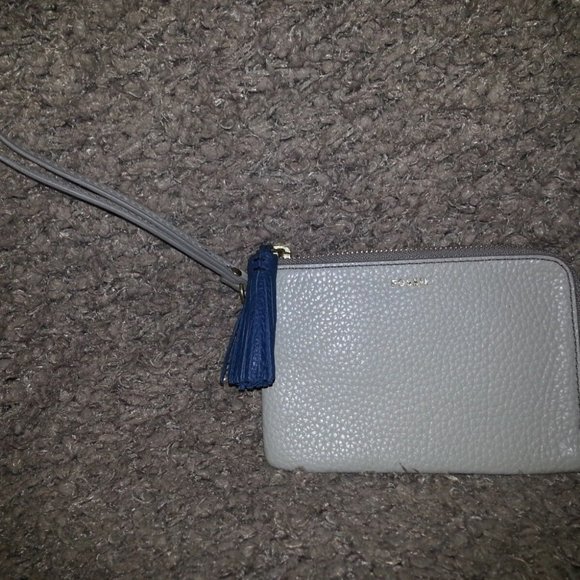 FOSSIL-TARA WRISTLET-Pebbled Leather-Taupe-NEW WITH TAG - Picture 3 of 6